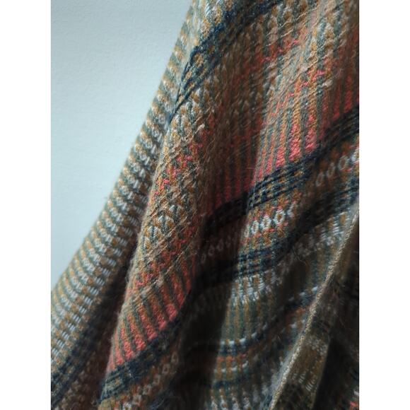 Free People Fringe Striped Sweater Wrap - Picture 5 of 6